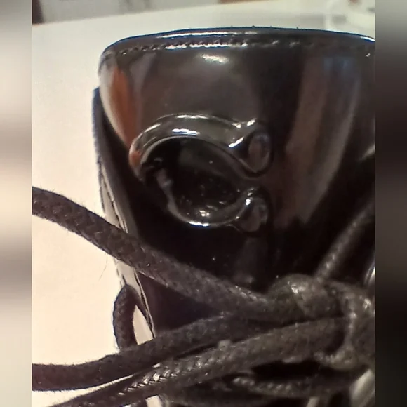 COACH Patent Leather Combat Boot CX027 • Black • Size 6B - Picture 4 of 13